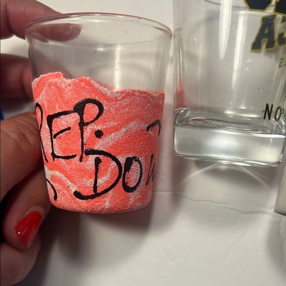 Set of Souvenir Shot Glasses and One Keychain - Picture 7 of 11